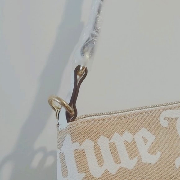Juicy Couture Golden Sands Monogram Canvas Logo Tote - Picture 4 of 9